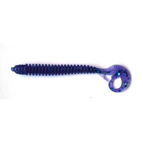Приманка силіконова на хижака, Taipan Killer, 2,0 дюйми, 20шт/уп, колір №04 Violet